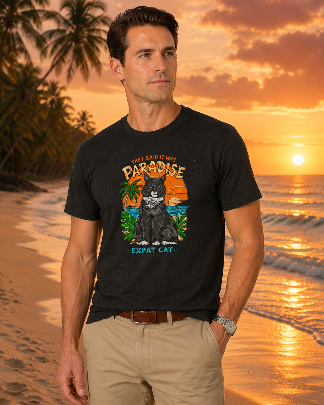Expat Cat Unisex Tee