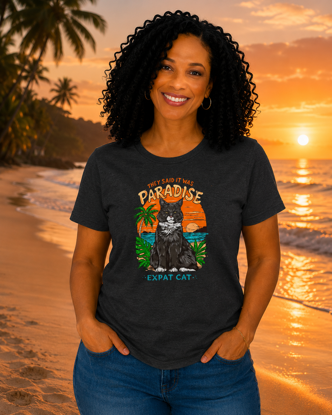 Expat Cat Unisex Tee