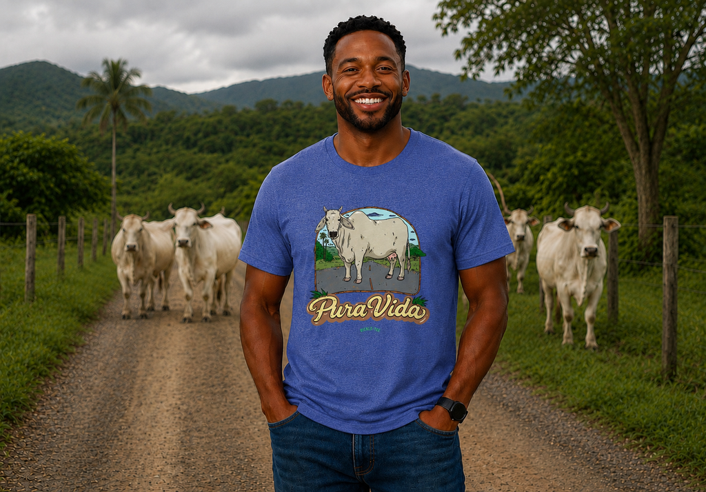 Pura Vida Cow Unisex Tee