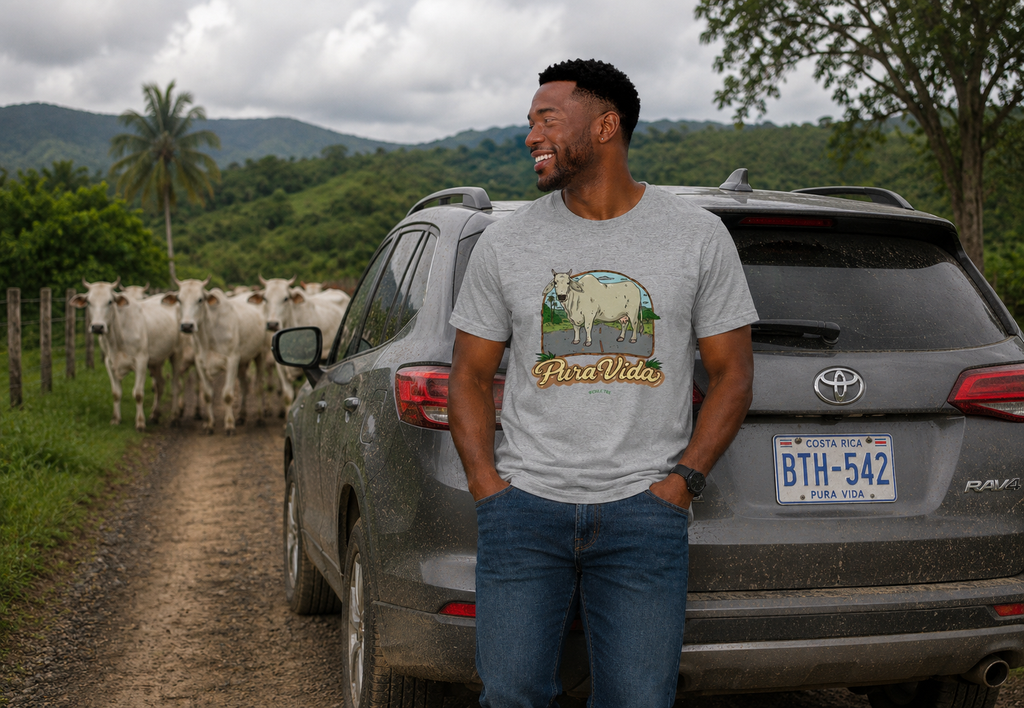 Pura Vida Cow Unisex Tee