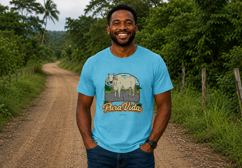 Pura Vida Cow Unisex Tee