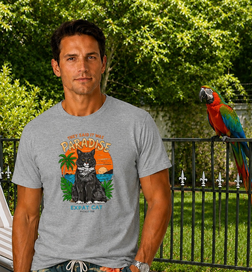 Expat Cat Unisex Crew Neck Tee