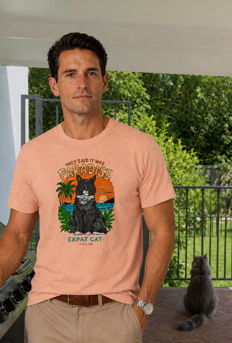 Expat Cat Unisex Crew Neck Tee