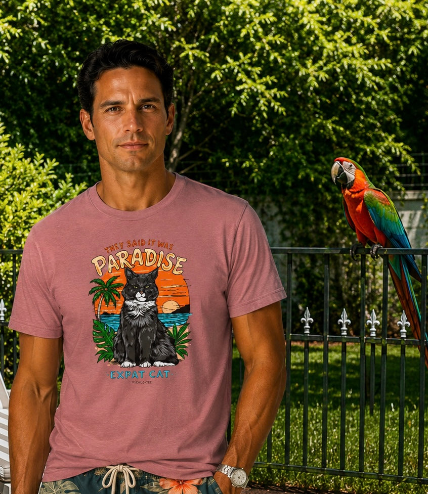 Expat Cat Unisex Crew Neck Tee