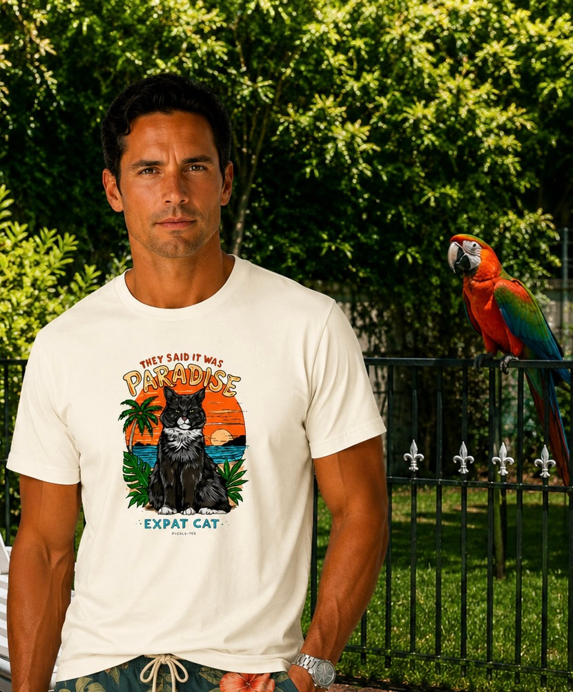 Expat Cat Unisex Crew Neck Tee
