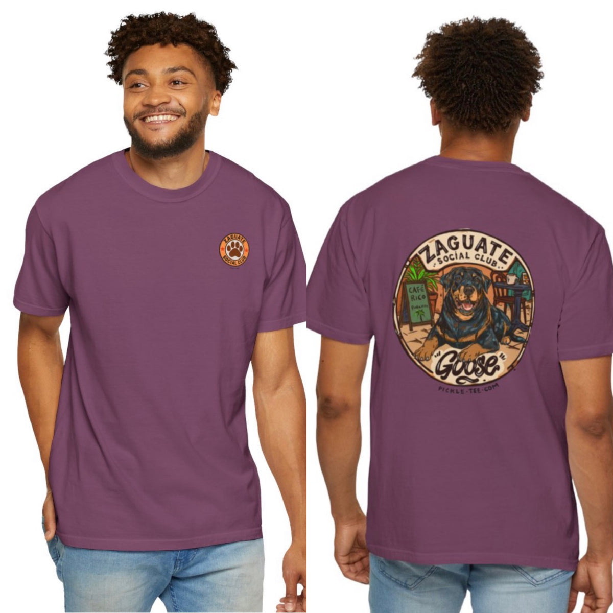 Goose - Zaguate Social Club Front Logo Heavyweight, Unisex Crew