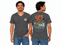 GPS LIED Front Logo Tamarindo Costa Rica Unisex  V-Neck Tee