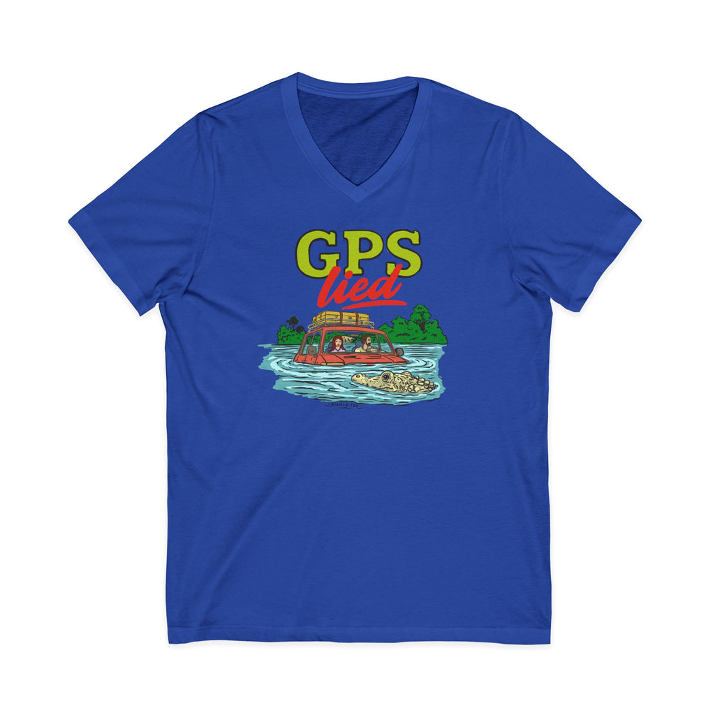 GPS Lied, Unisex V-Neck Tee