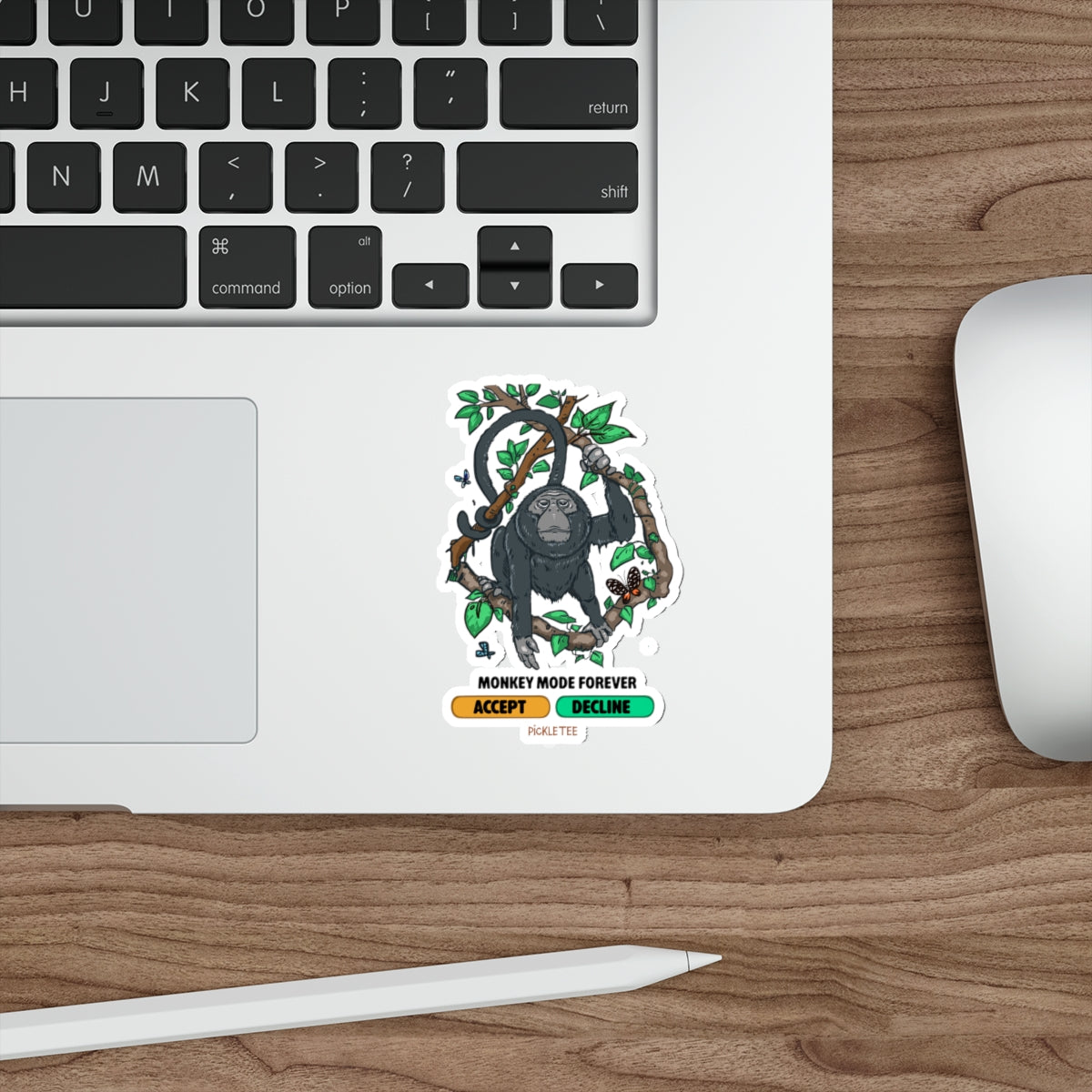 Monkey Mode Die-Cut Stickers