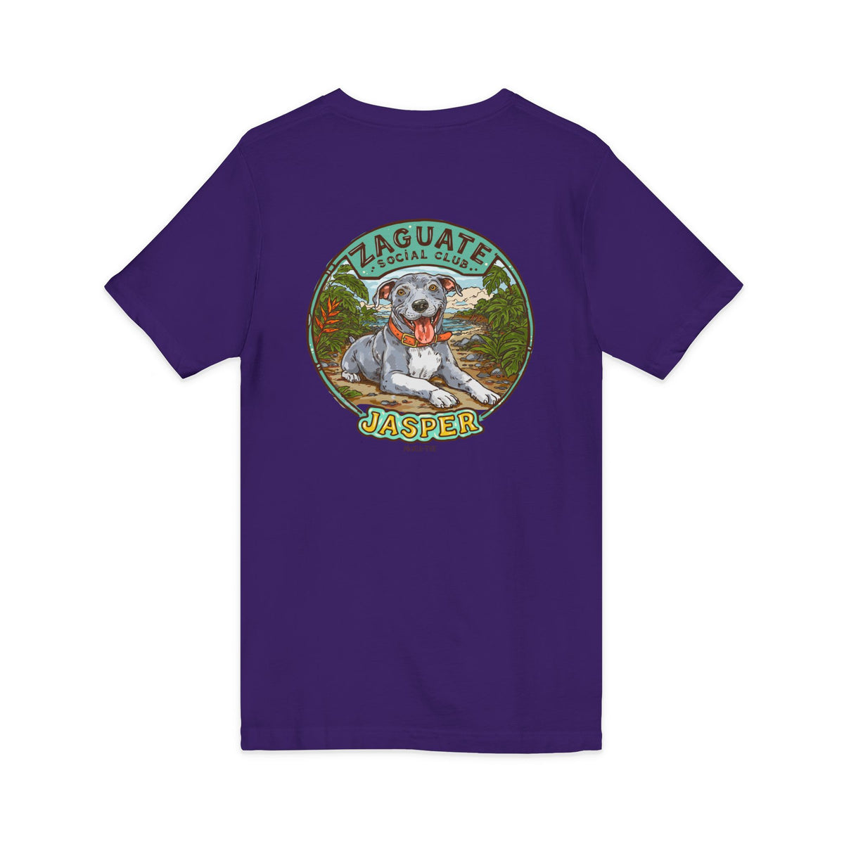 Jasper - Zaguate Social Club Front Logo Unisex V-Neck Tee