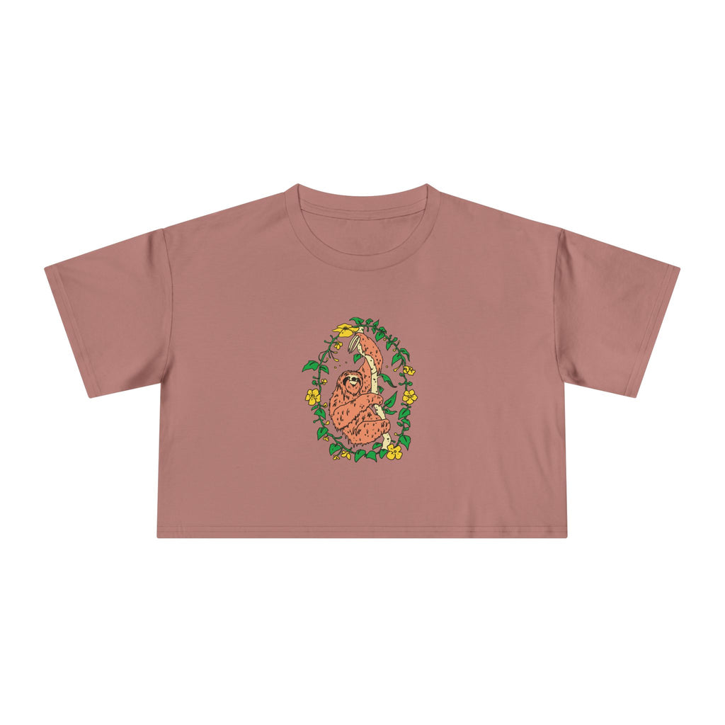 Sloth Women's Crop Tee