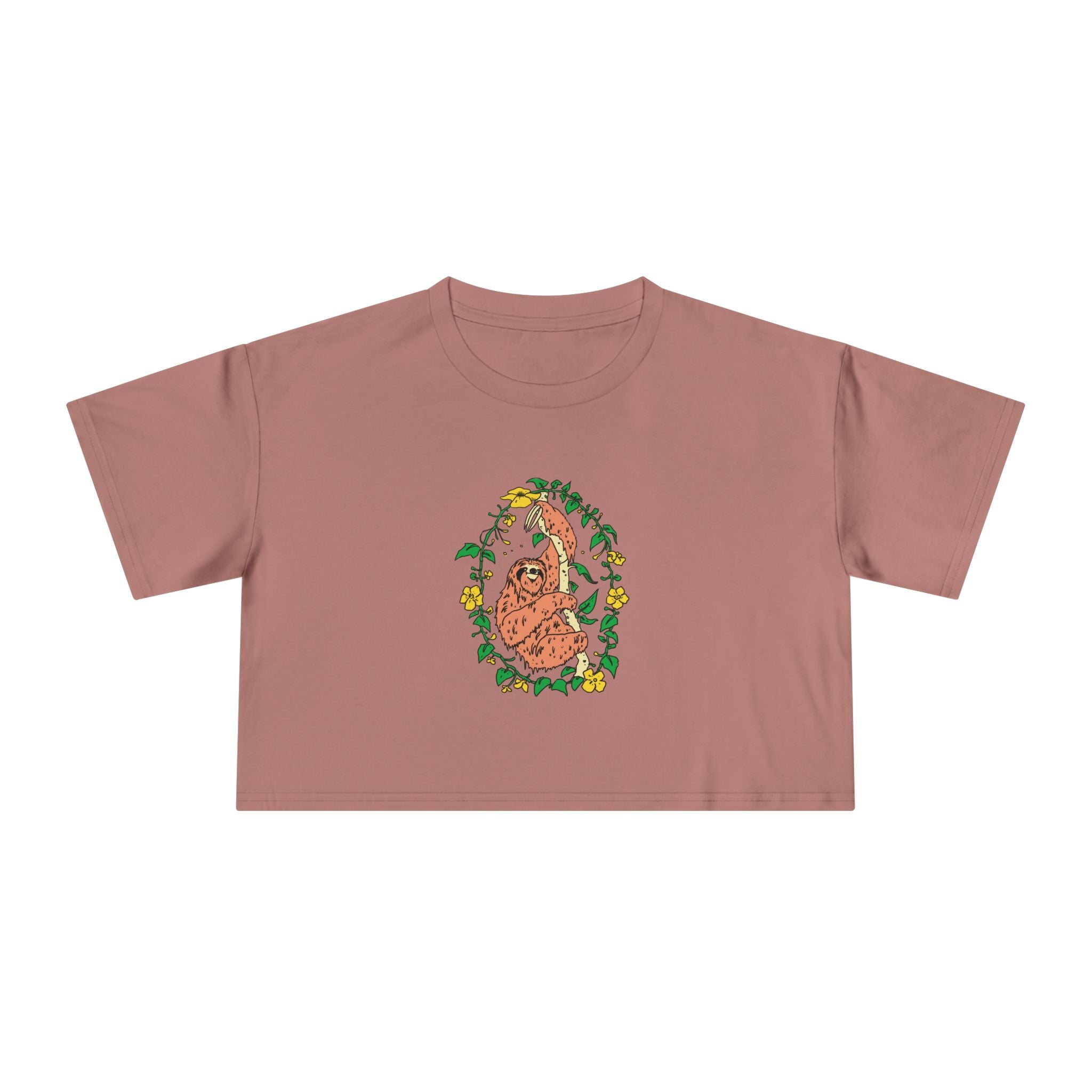 Sloth Women's Crop Tee