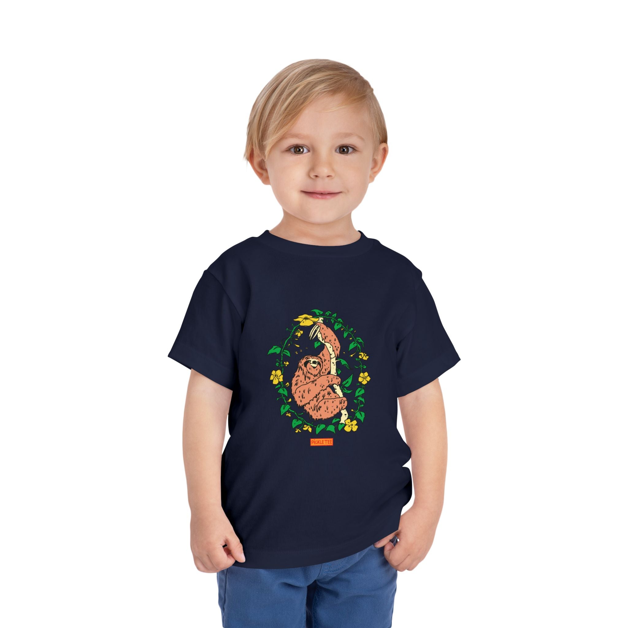 Sloth Toddler Short Sleeve Tee