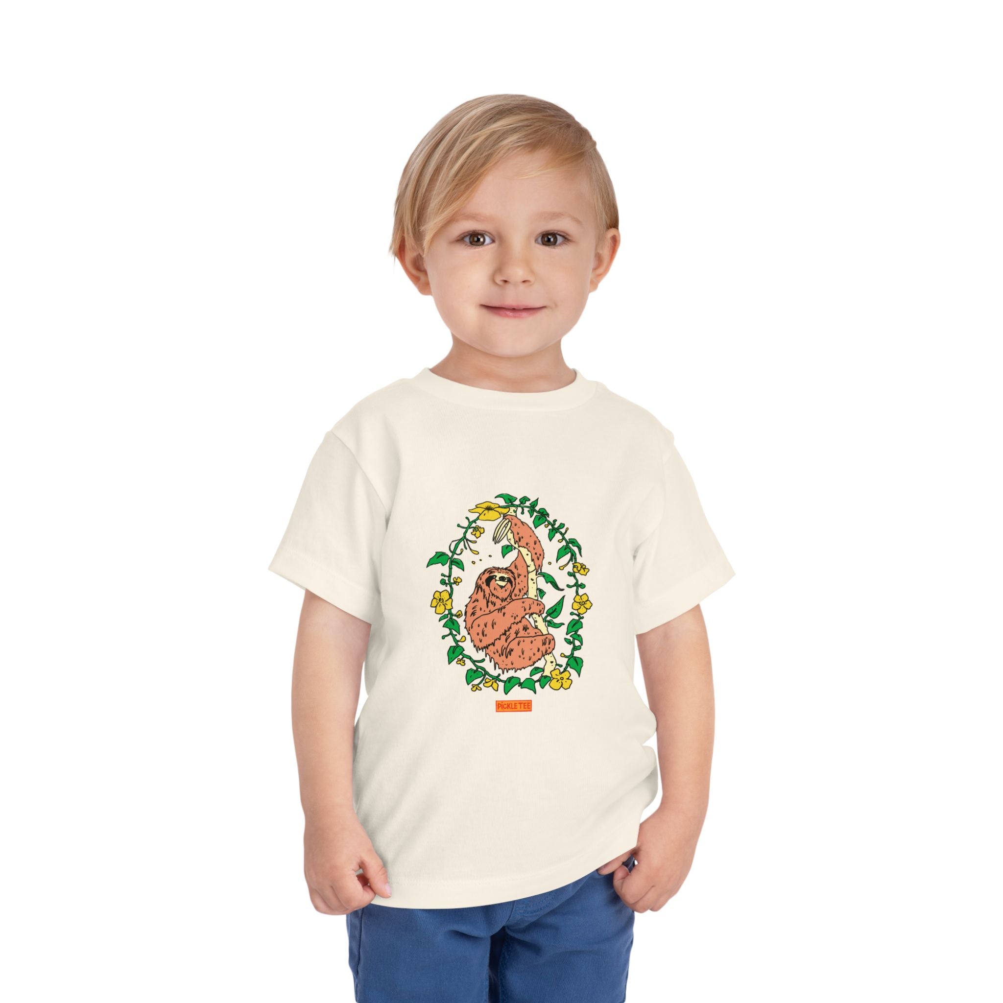 Sloth Toddler Short Sleeve Tee