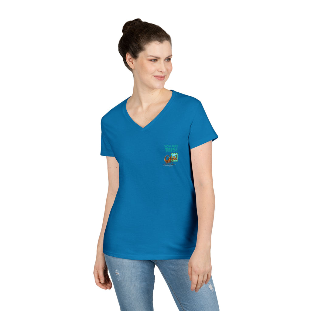 You Got This logo Women’s V-Neck Tee