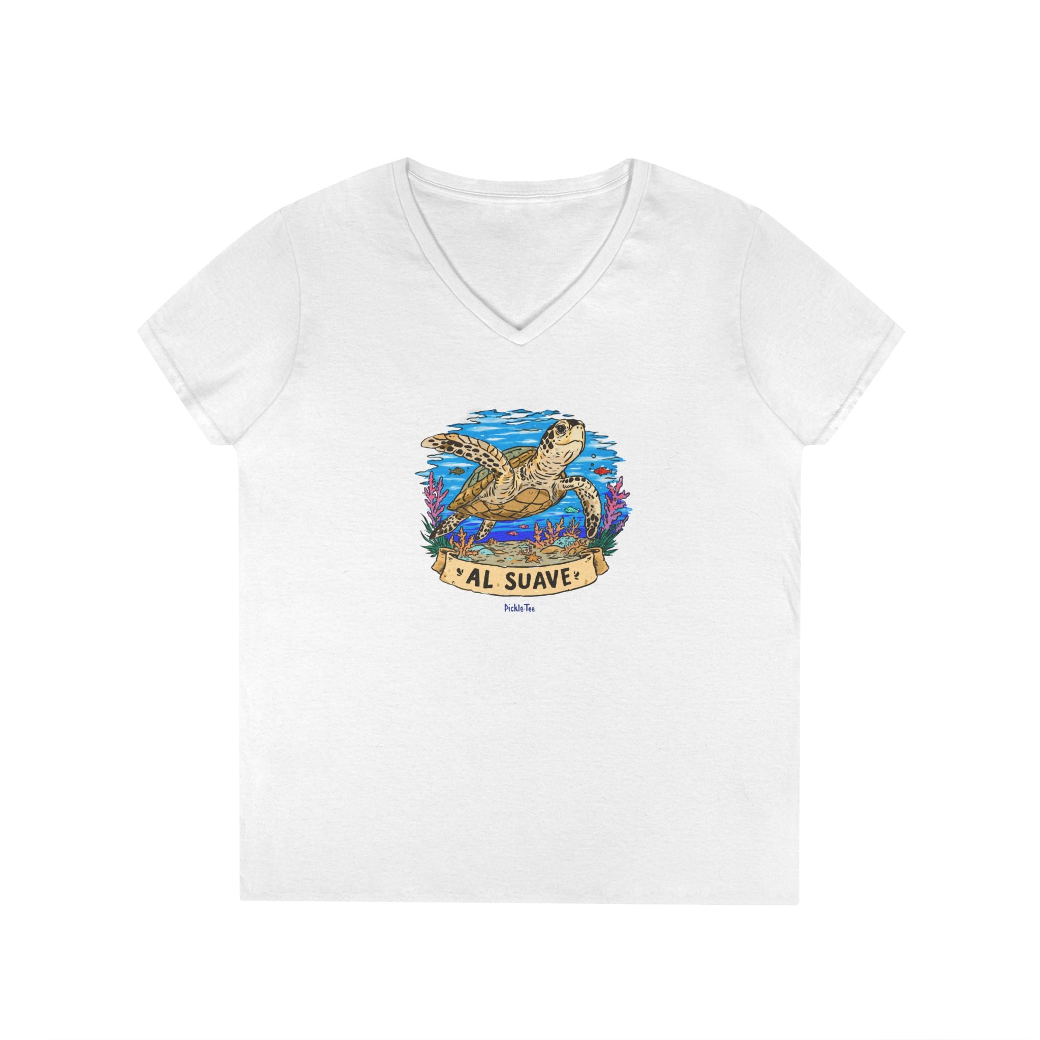 Sea Turtle, Women’s V-Neck Tee