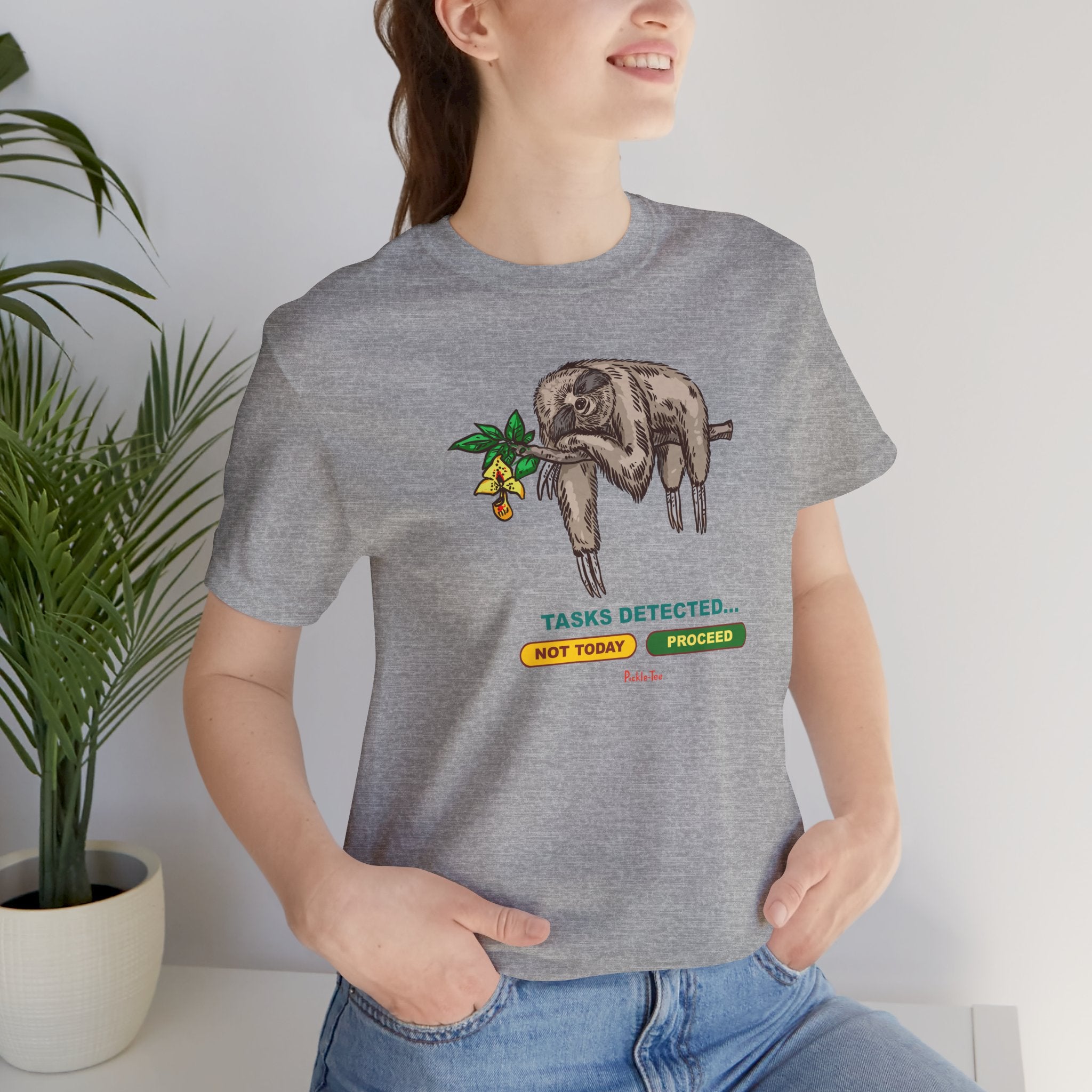 Sloth Tasks Unisex Crew Tee