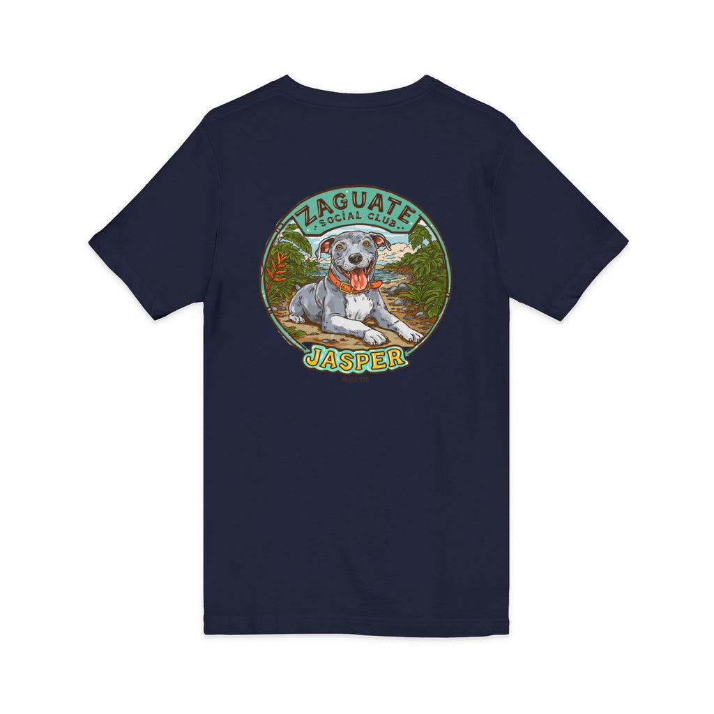 Zaguate Social Club, Jasper Unisex V-Neck Tee