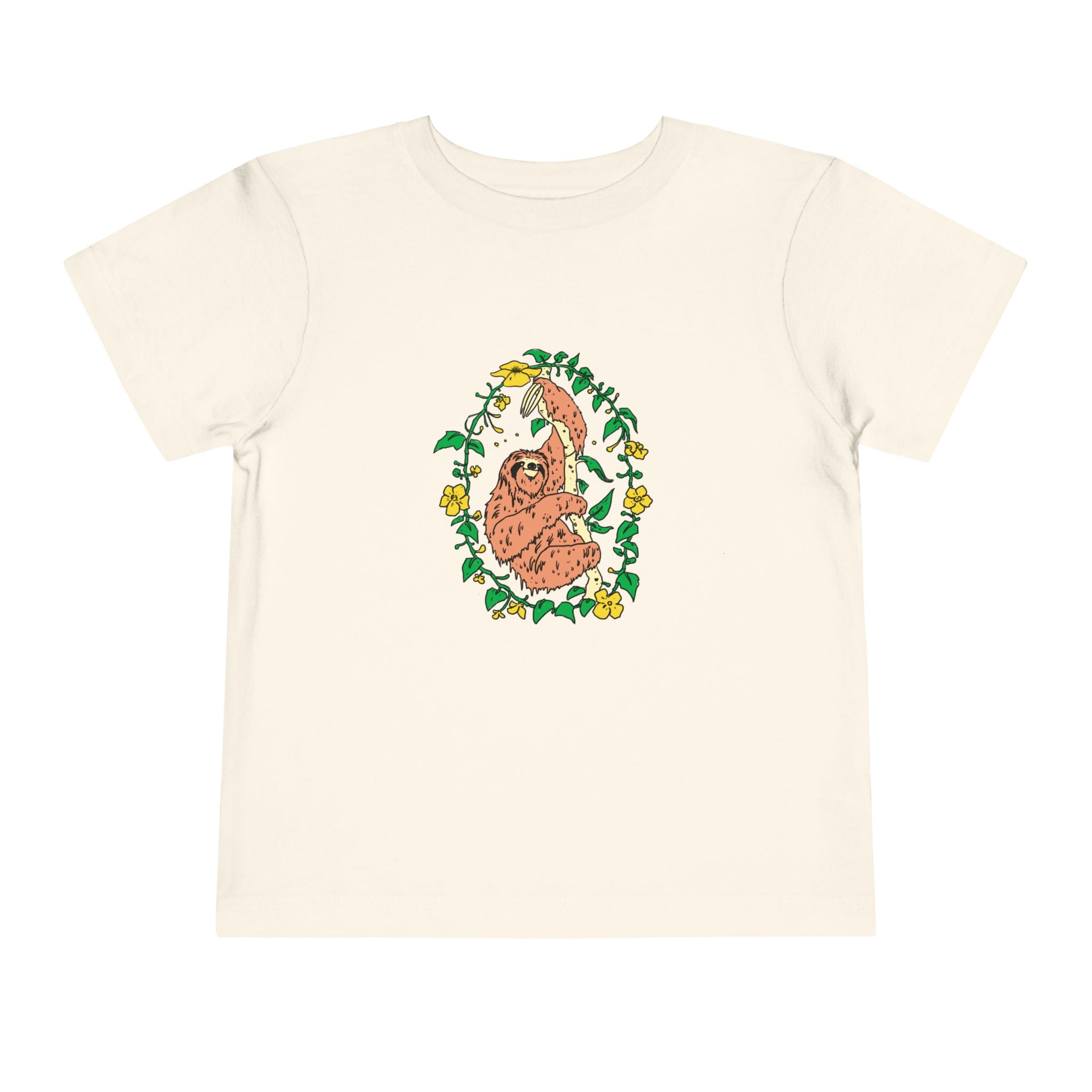 Sloth Toddler Short Sleeve Tee