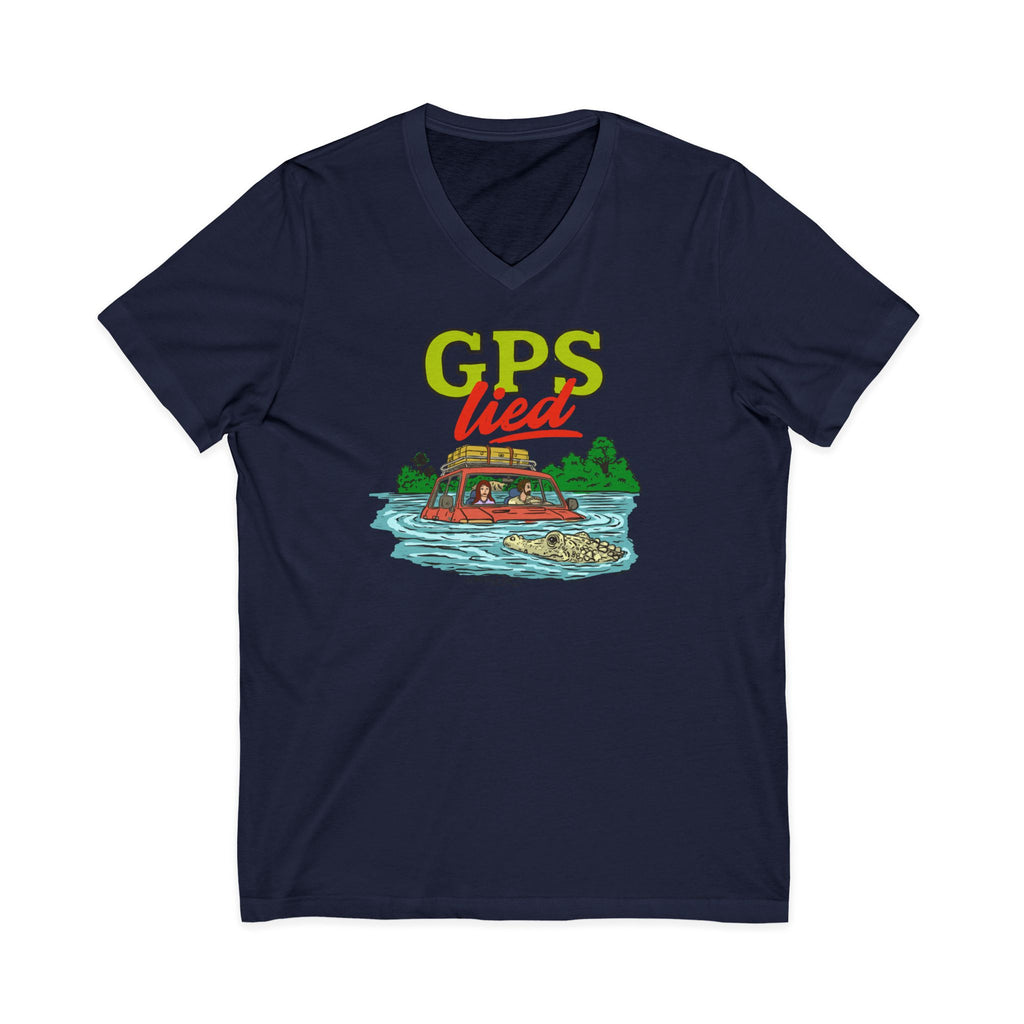 GPS Lied, Unisex V-Neck Tee
