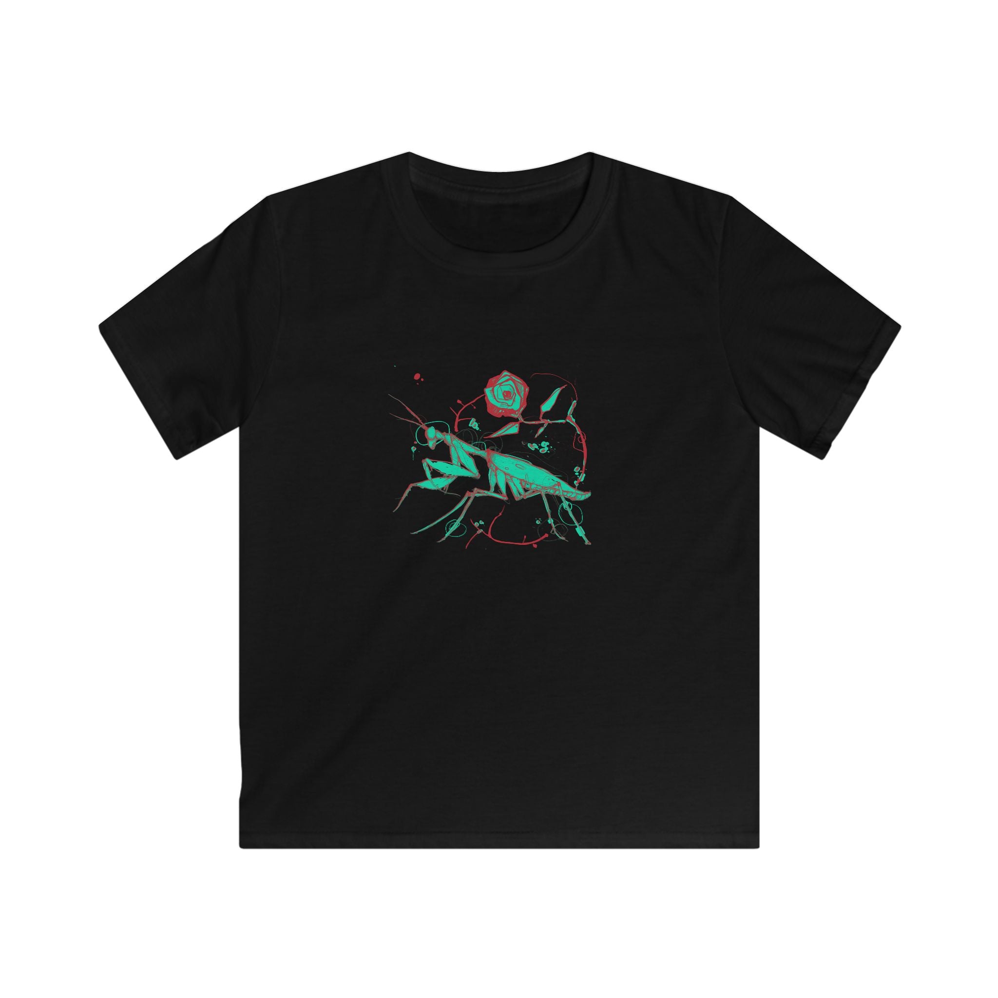Praying Mantis Kids Softstyle Tee