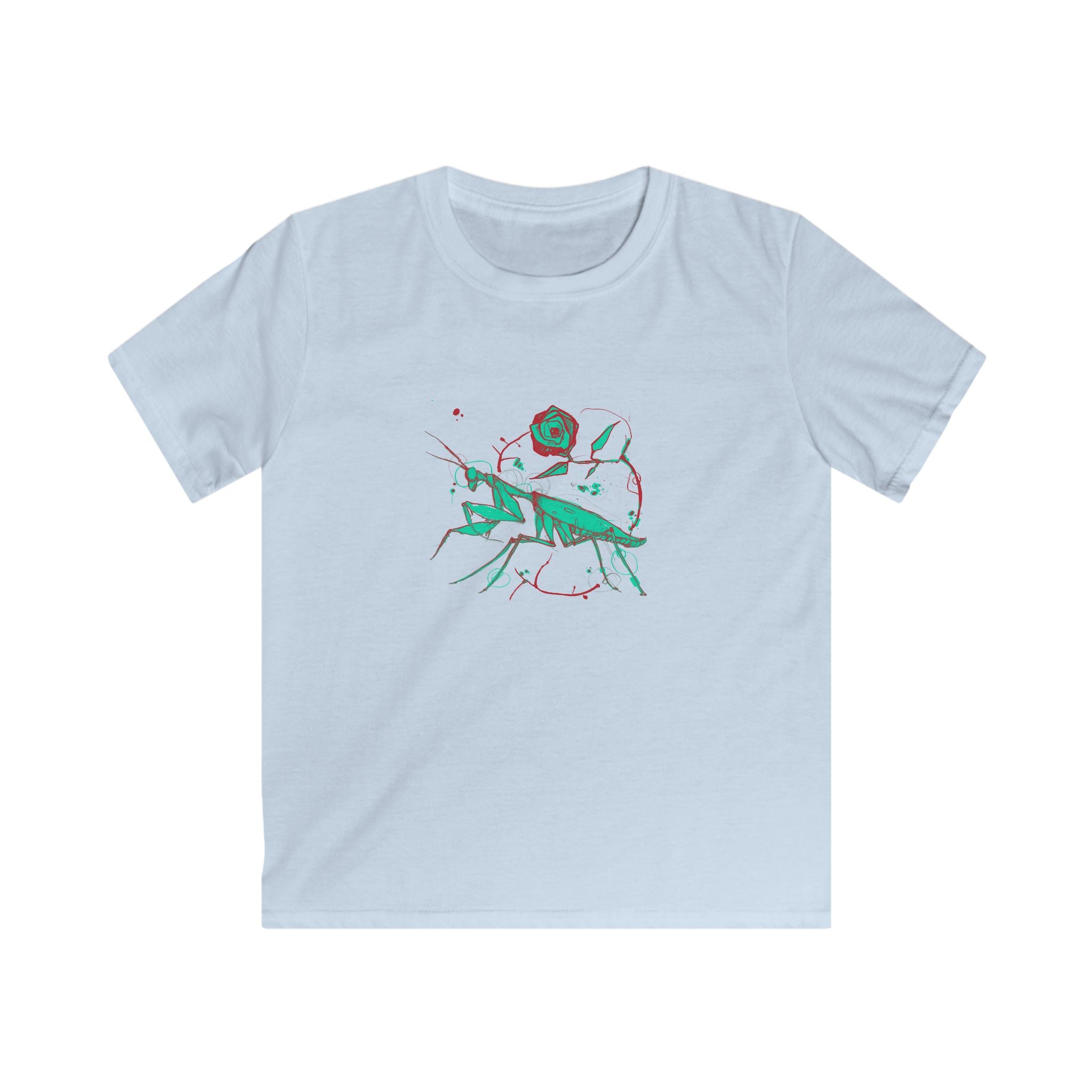 Praying Mantis Kids Softstyle Tee