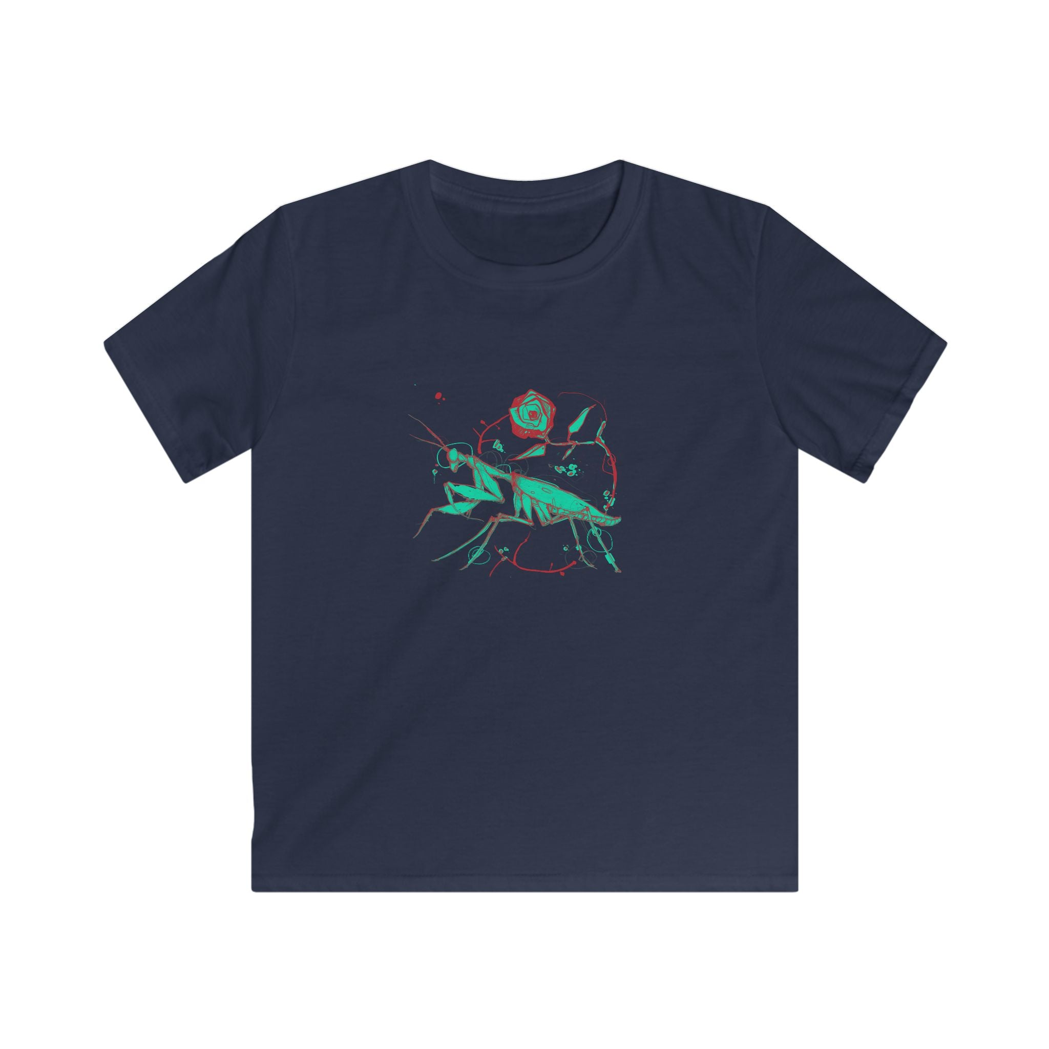 Praying Mantis Kids Softstyle Tee