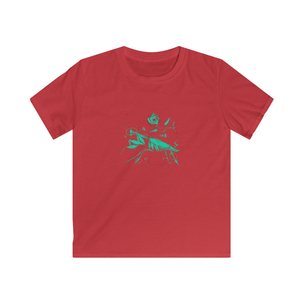 Praying Mantis Kids Softstyle Tee