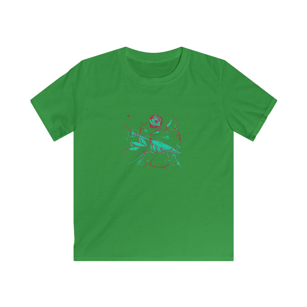 Praying Mantis Kids Softstyle Tee