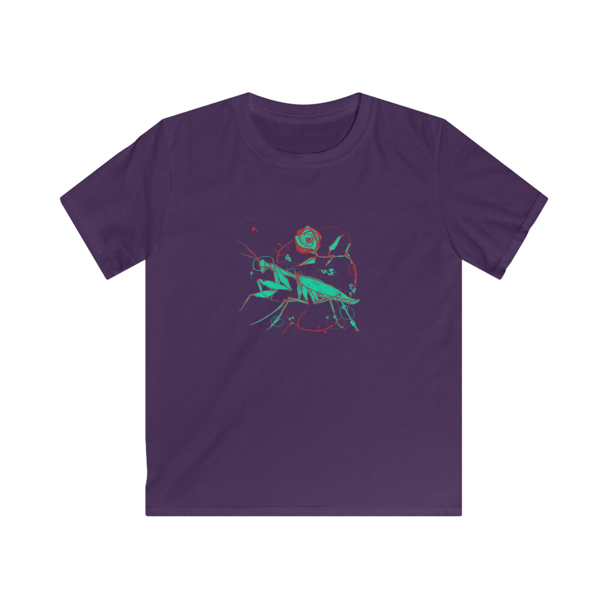 Praying Mantis Kids Softstyle Tee