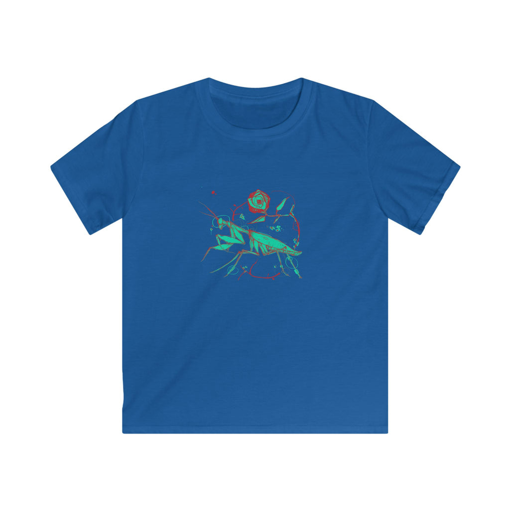 Praying Mantis Kids Softstyle Tee