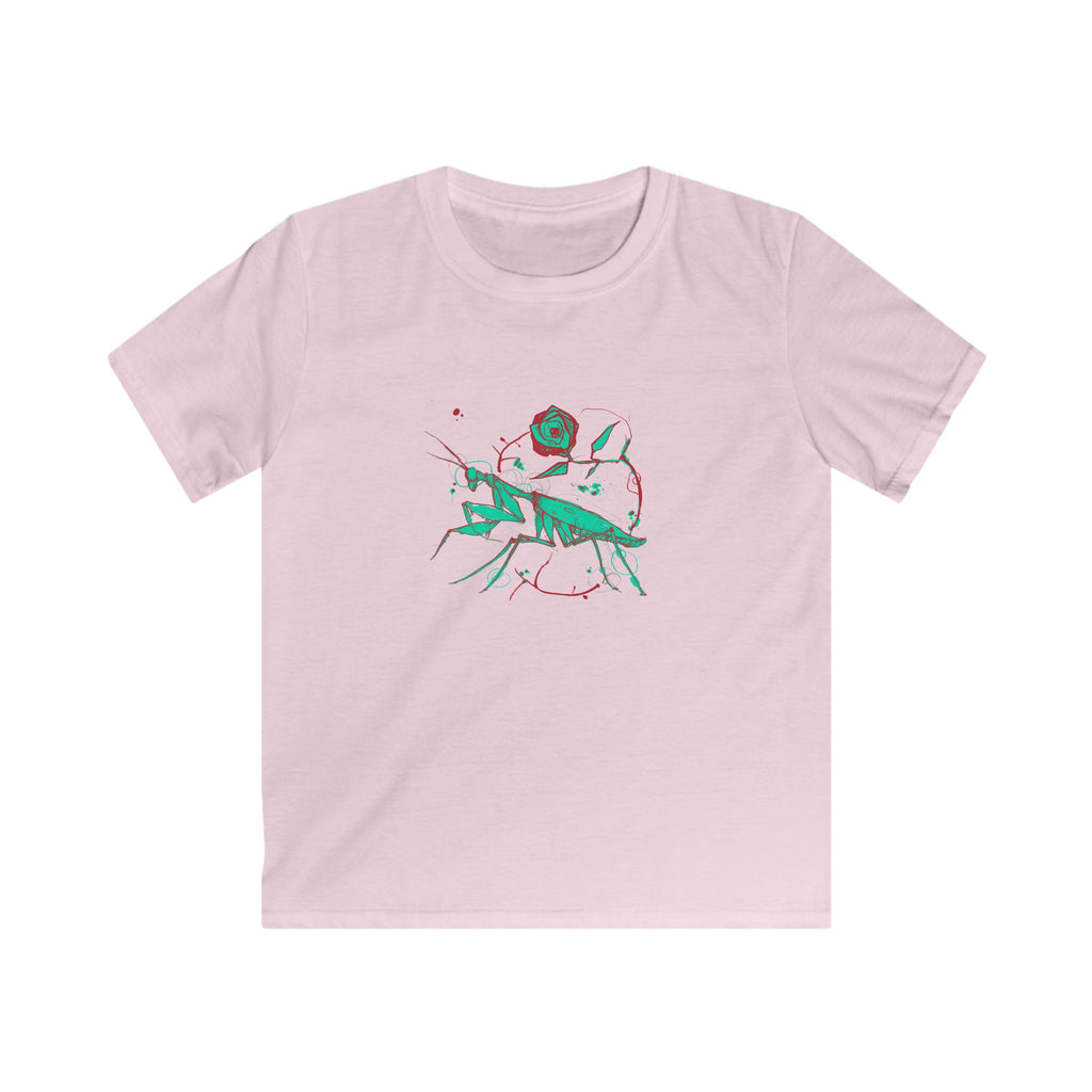 Praying Mantis Kids Softstyle Tee
