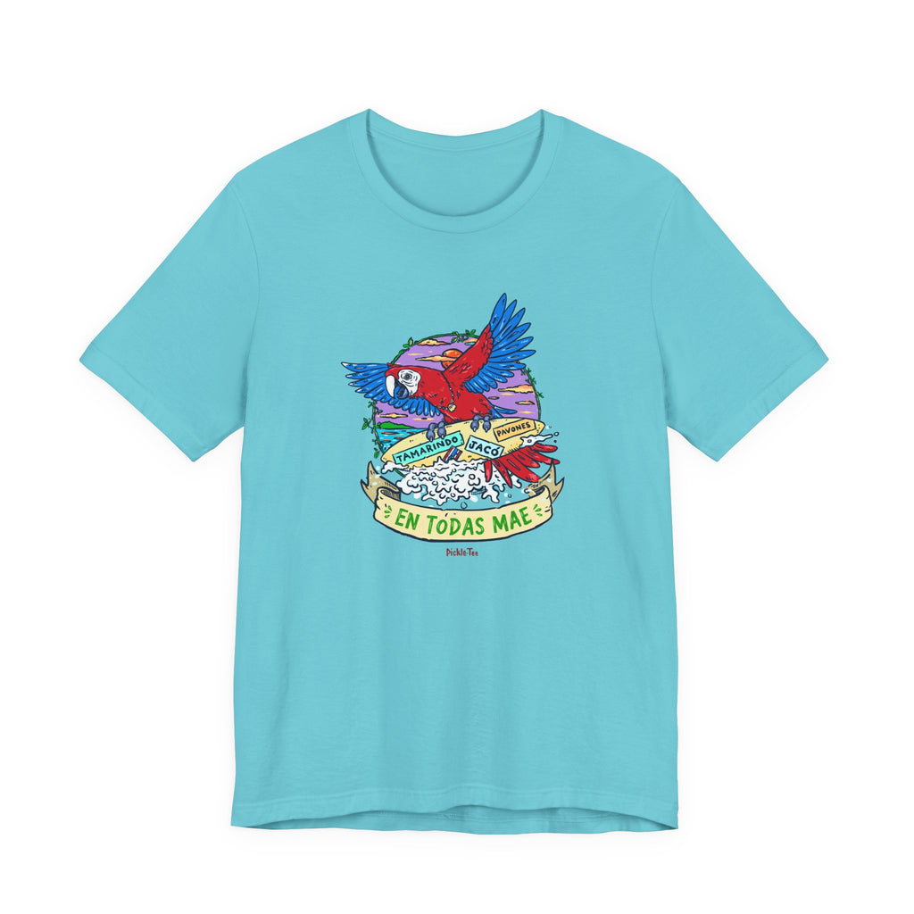 Macaw En Todas Mae Unisex Crew Neck Tee