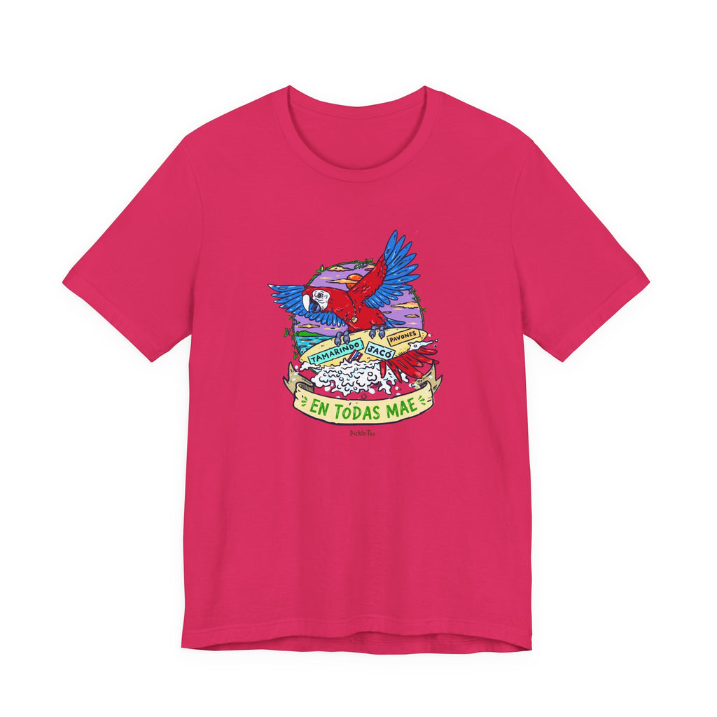 Macaw En Todas Mae Unisex Crew Neck Tee