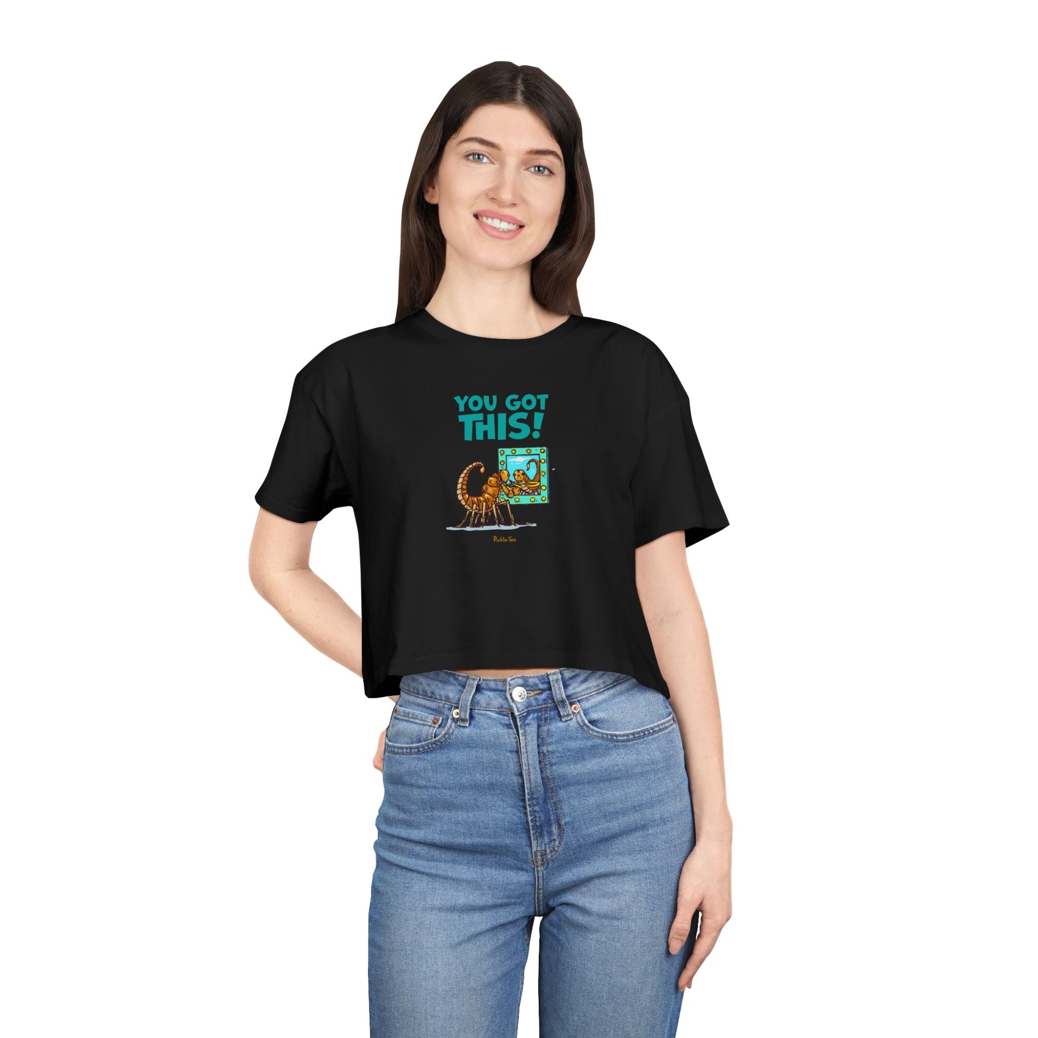 You Got This! Women's Crop Tee