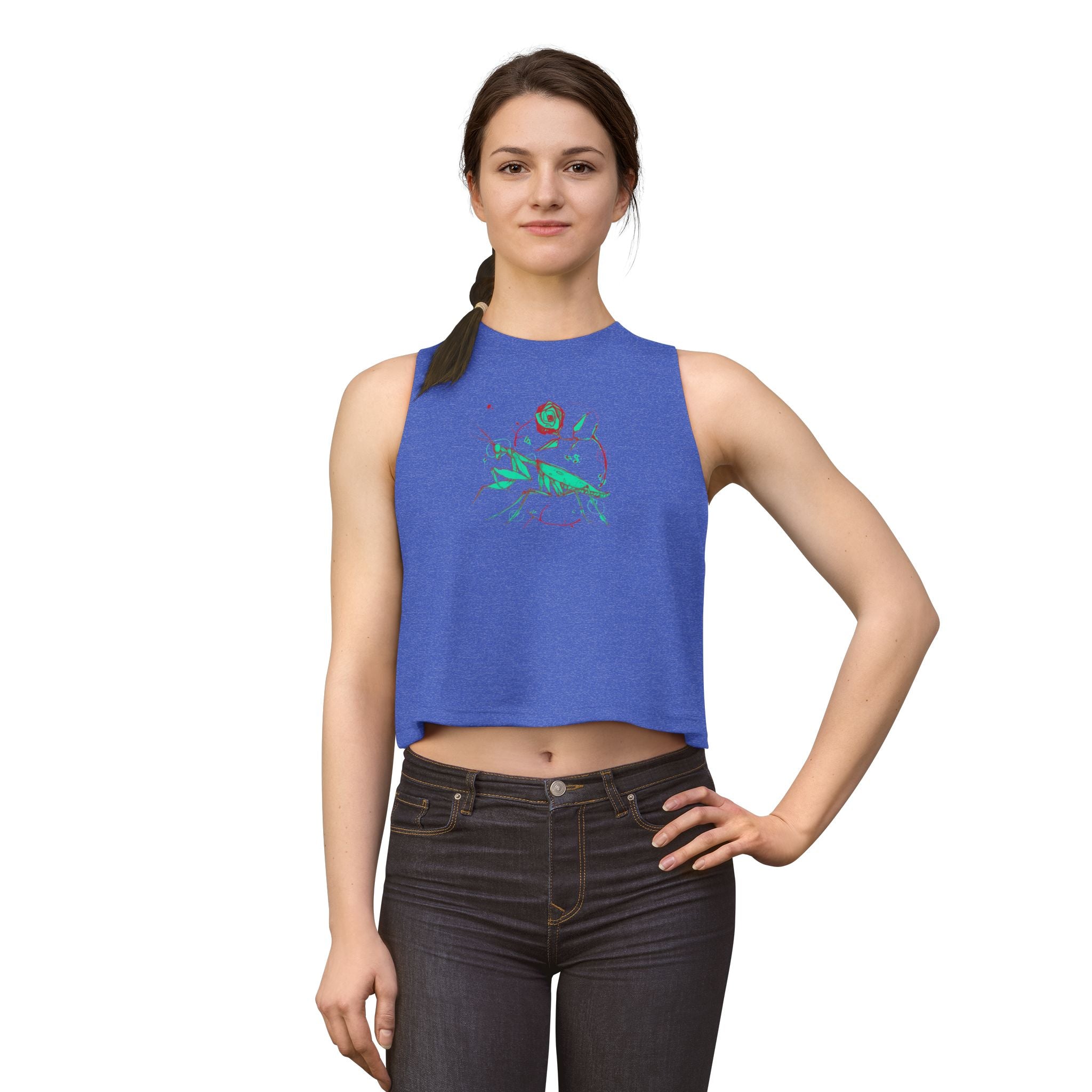 Praying Mantis Women's Crop Top