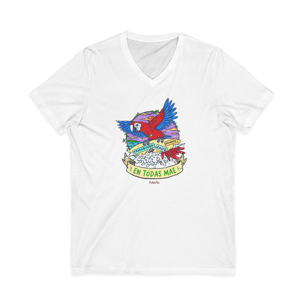 Macaw Unisex V-Neck Tee