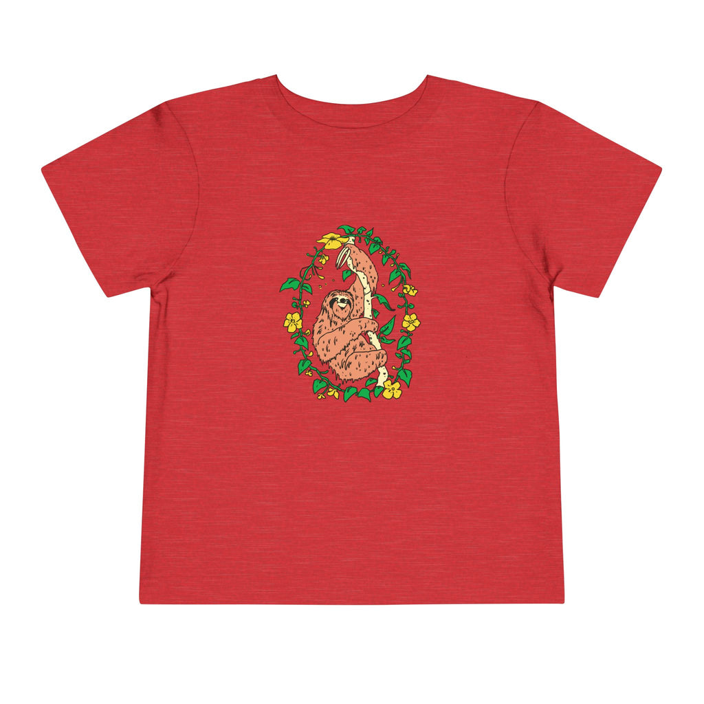 Sloth Toddler Short Sleeve Tee