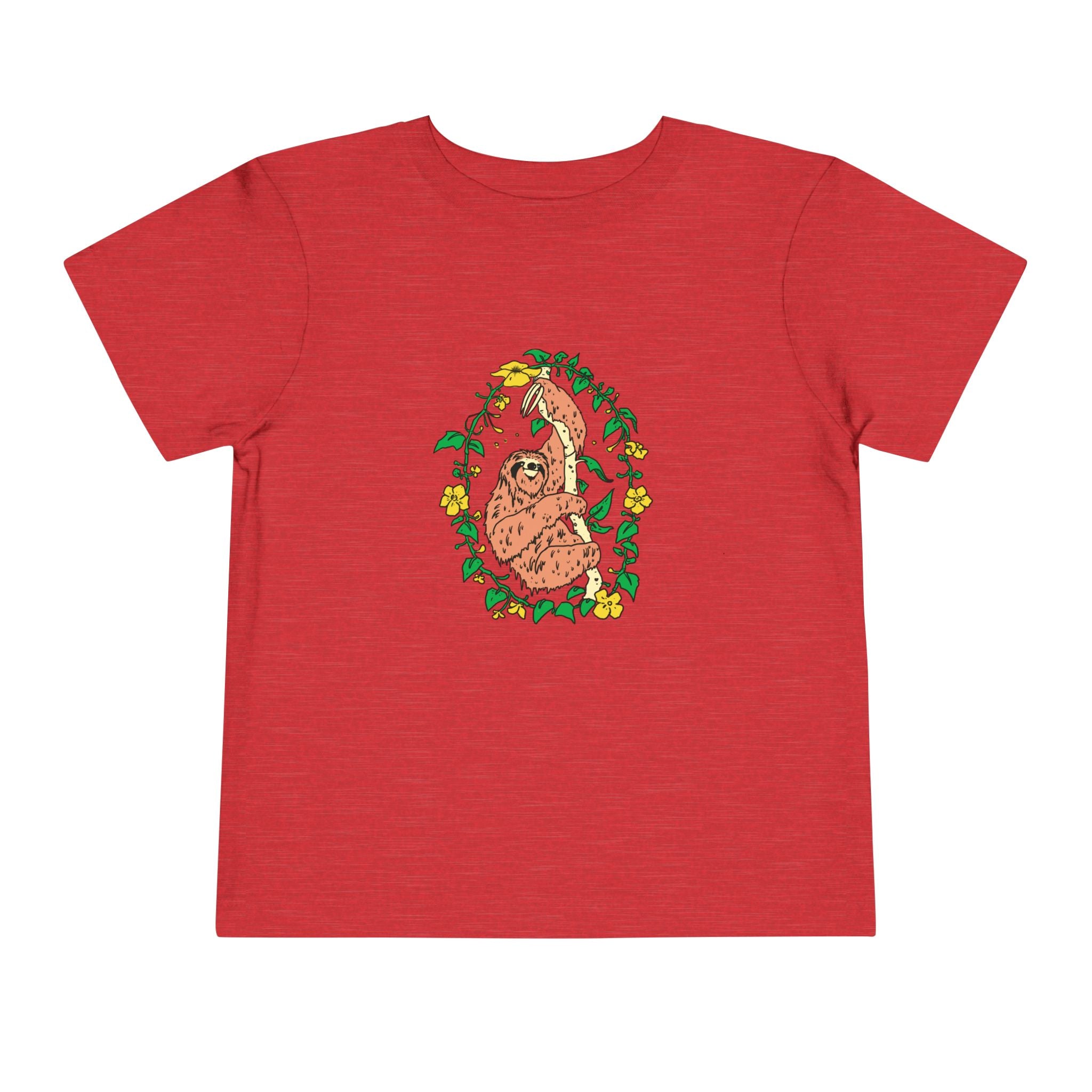 Sloth Toddler Short Sleeve Tee