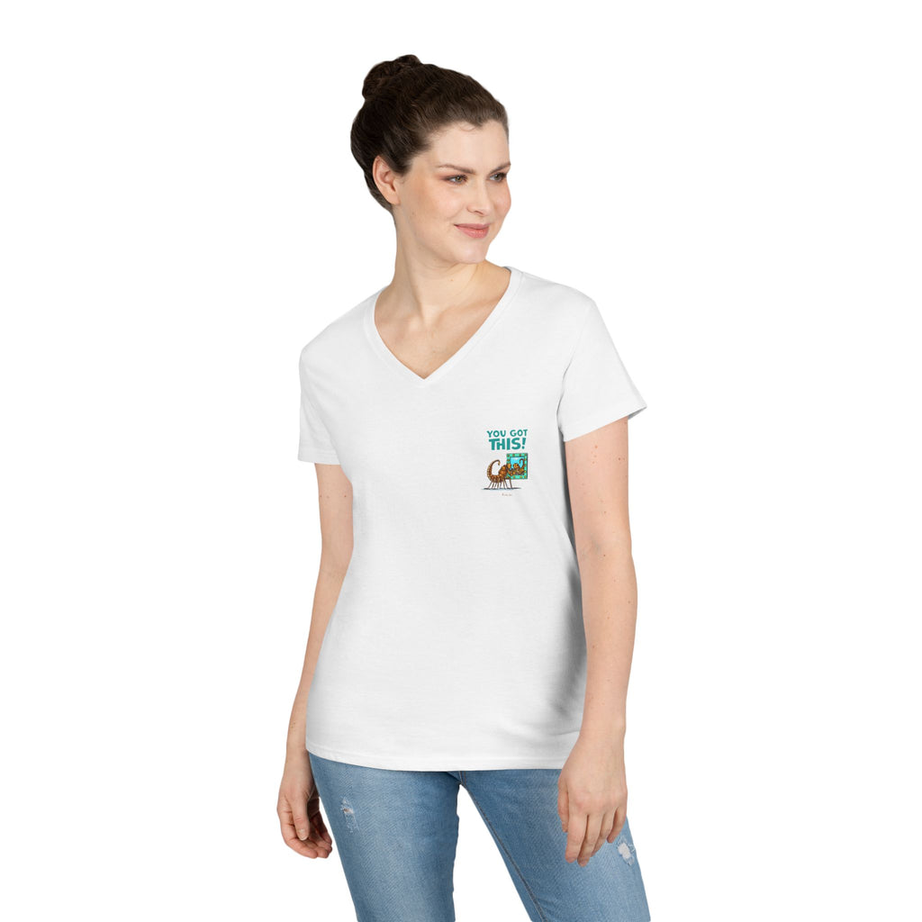You Got This logo Women’s V-Neck Tee