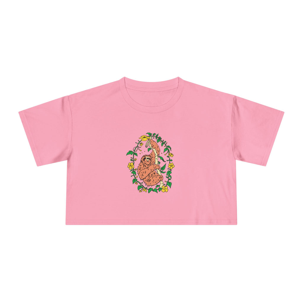 Sloth Women's Crop Tee
