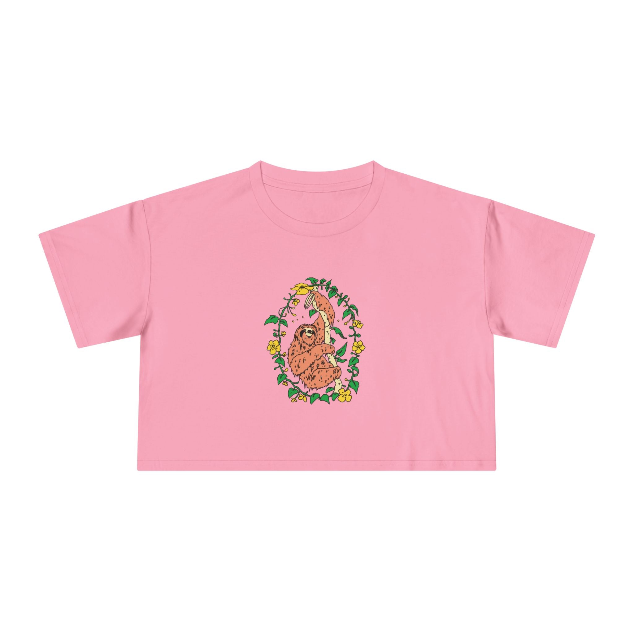 Sloth Women's Crop Tee