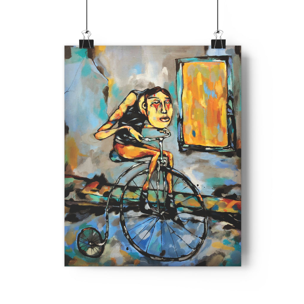 Penny Farthing Giclée Art Print