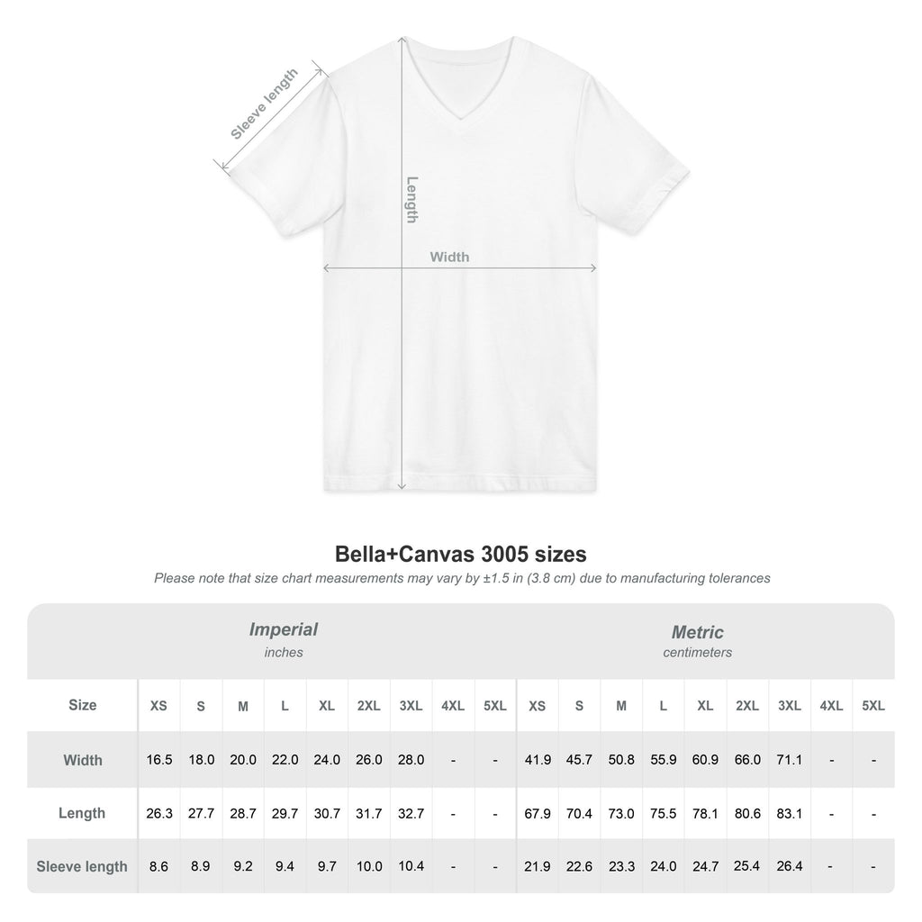 Zaguate Social Club- Goose front logo, Unisex V-Nect Tee