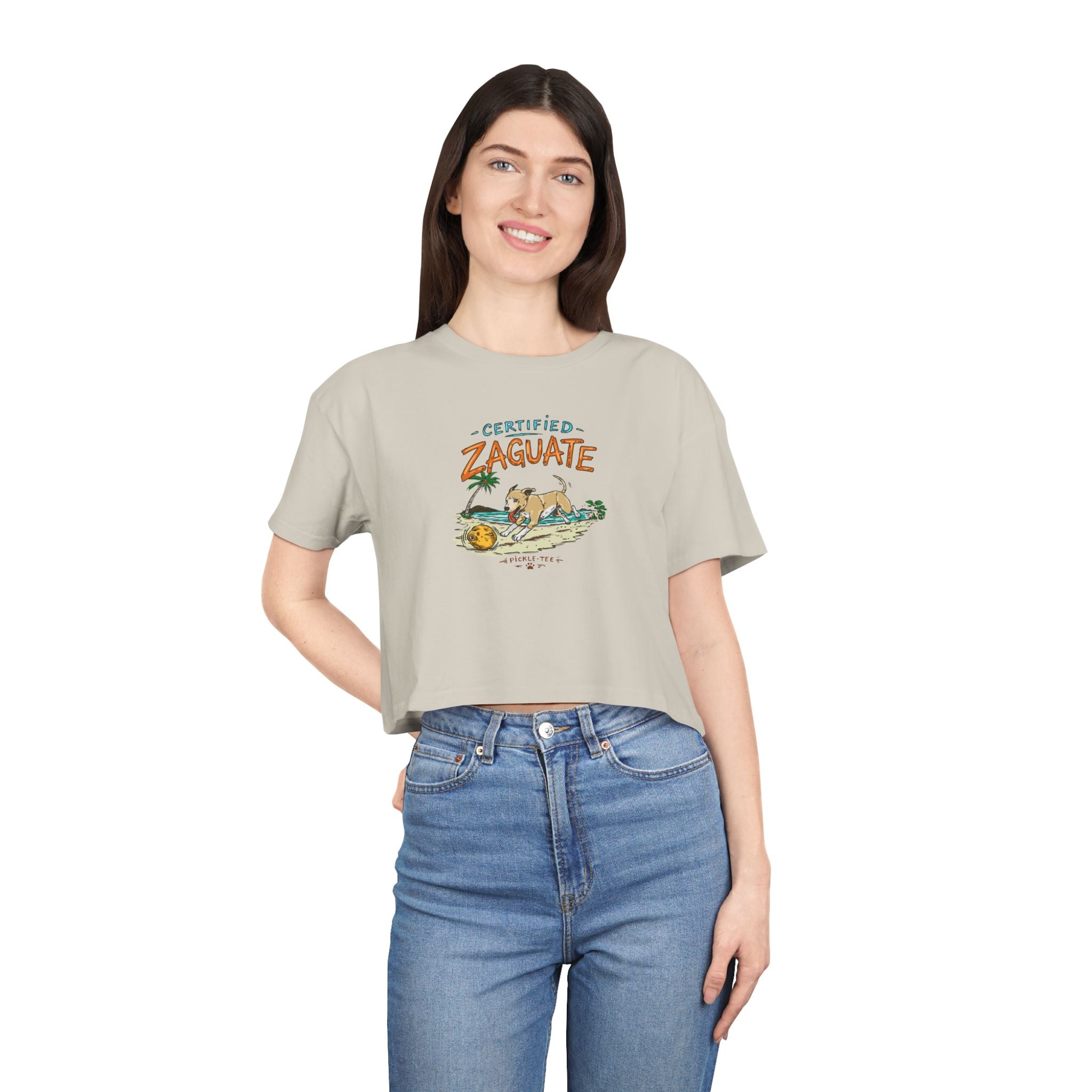 Certified Zaguate Women's Crop Tee