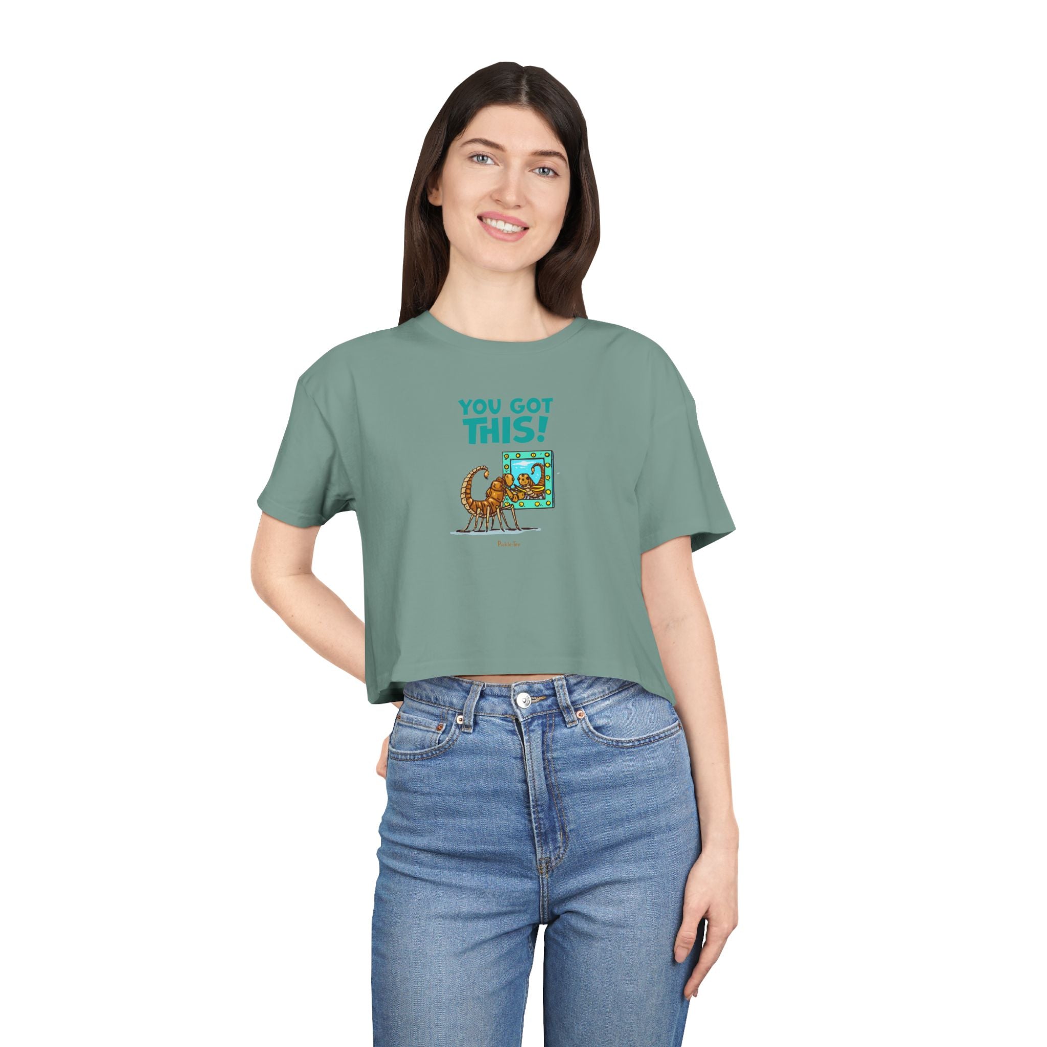 You Got This! Women's Crop Tee