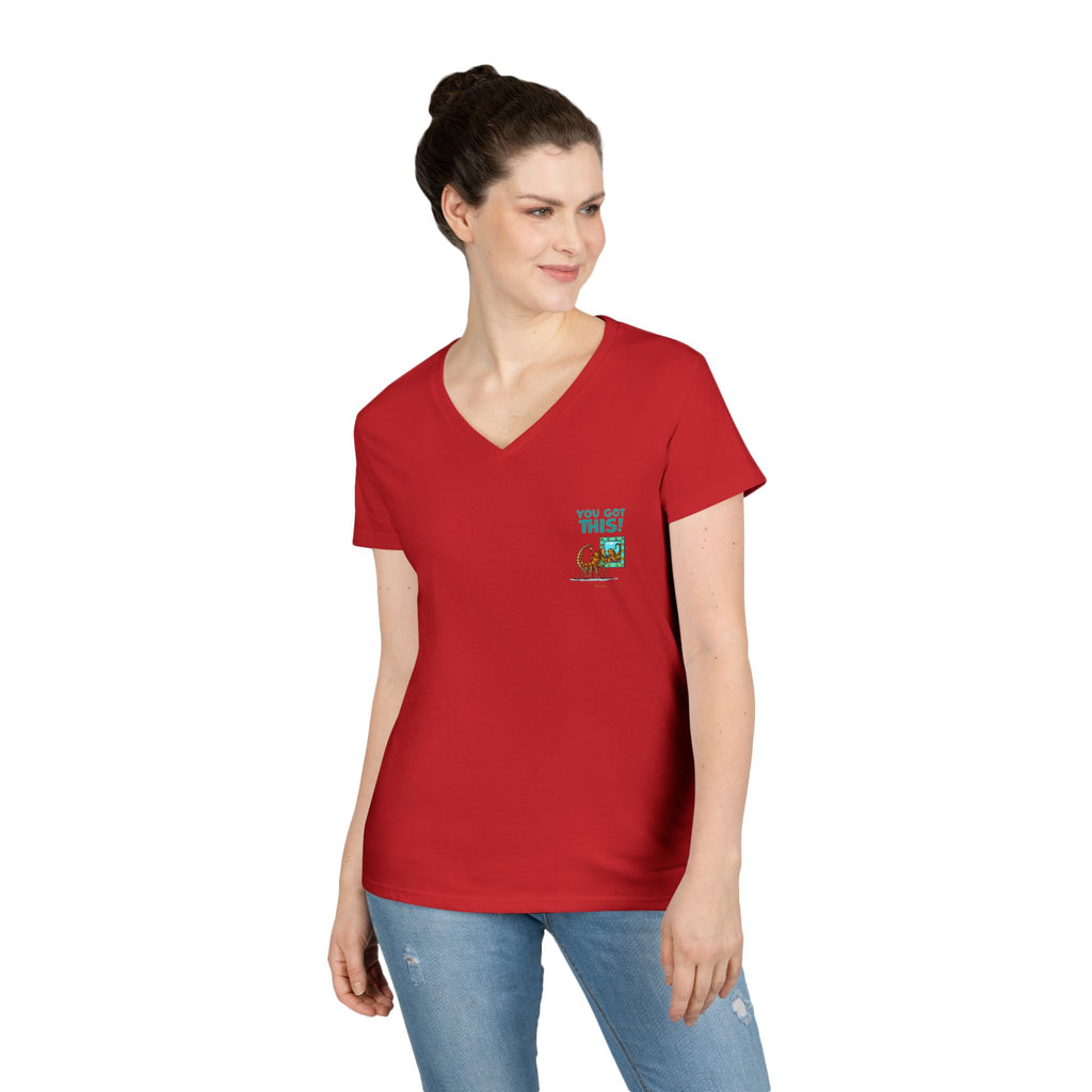 You Got This logo Women’s V-Neck Tee