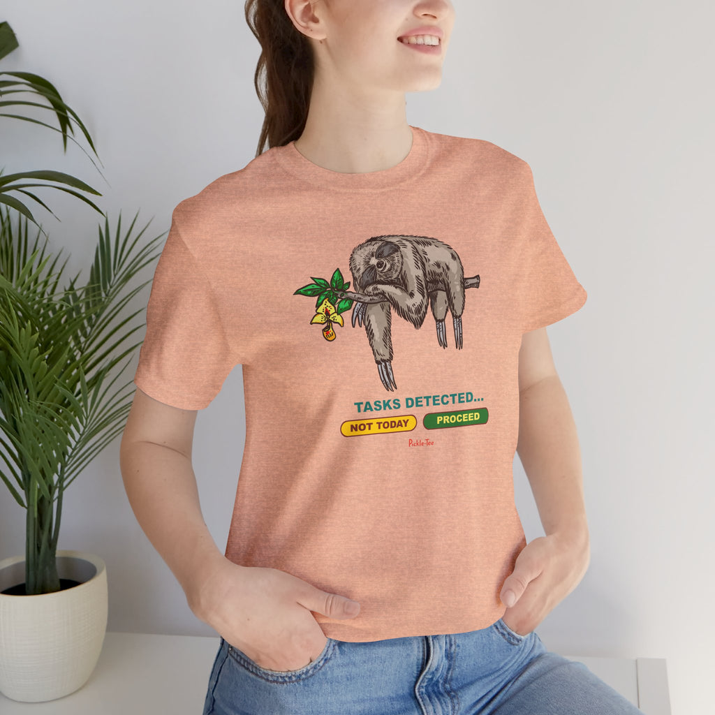 Sloth Tasks Unisex Crew Tee