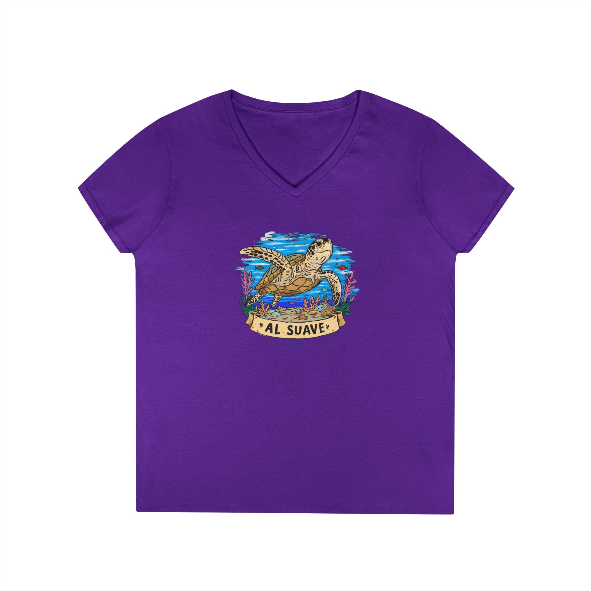 Sea Turtle, Women’s V-Neck Tee
