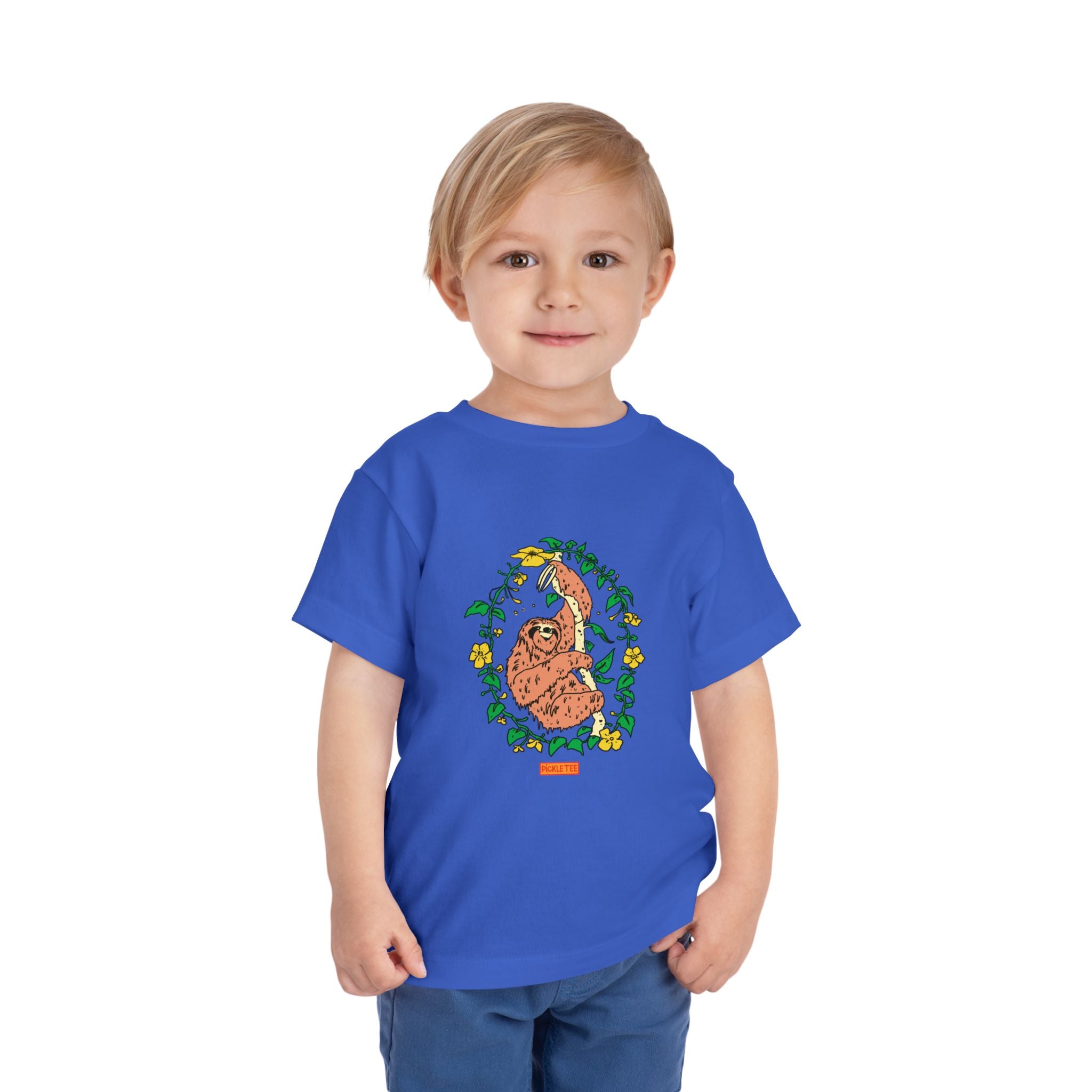 Sloth Toddler Short Sleeve Tee